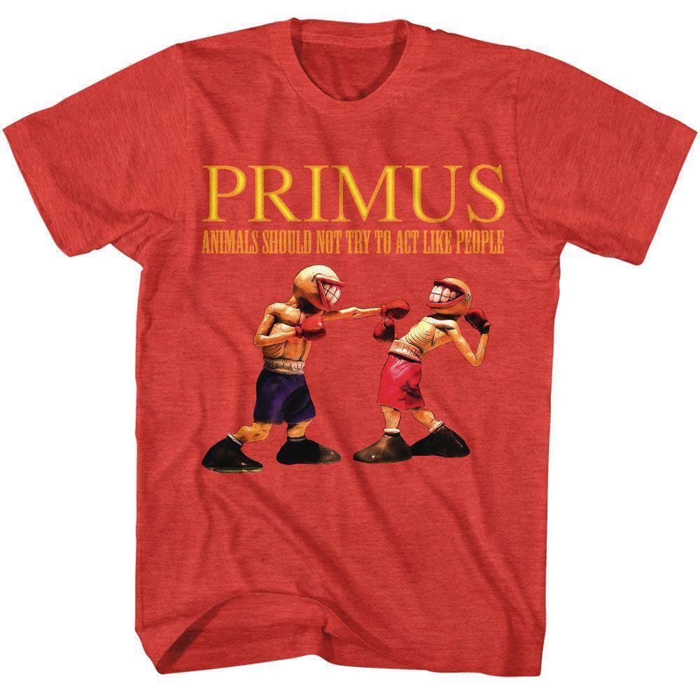 Primus Animals Red Heather T Shirt
